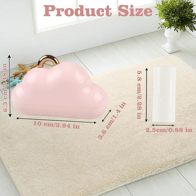 Rodillo pelusa viaje reutilizable 150 hojas rosa
