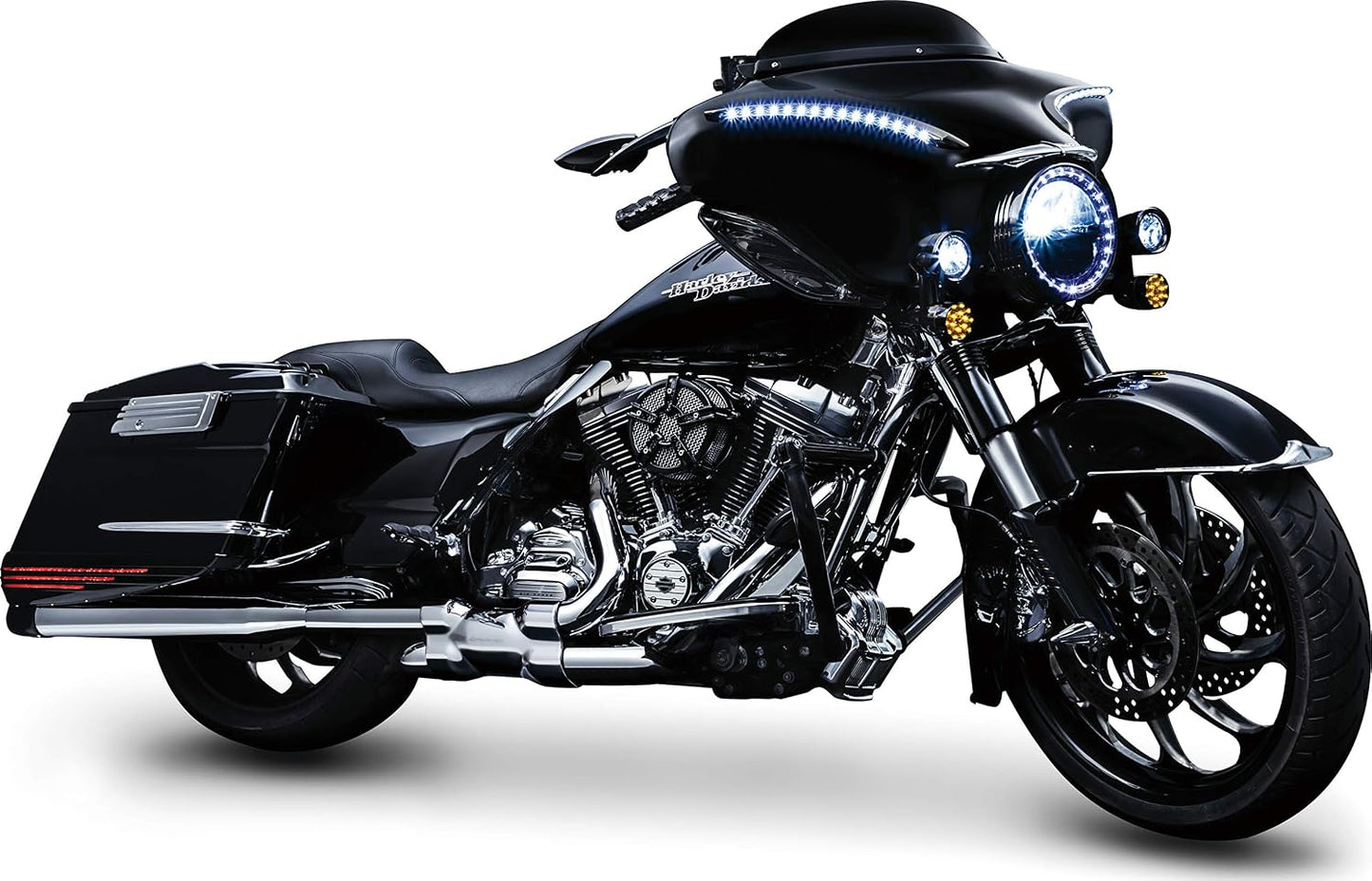 Accesorio parabrisas Harley-Davidson 1996-2013 negro