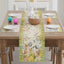 Decoración Pascua huevos conejos flores 13x72pulg