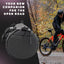 Bolsa manillar bicicleta duradera negro grande