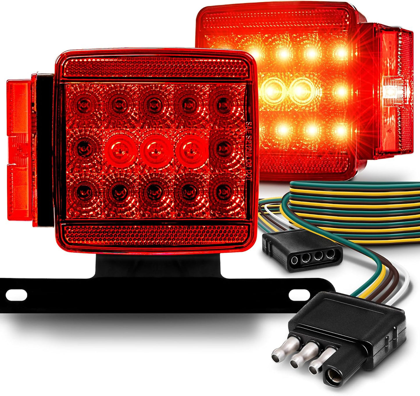Kit luz LED remolque IP67 impermeable para motocicleta