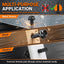 Tornillos autoperforantes acero inox 410 negro set 50
