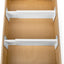 Divisores cajón ajustables para ropa set 2 4.5"