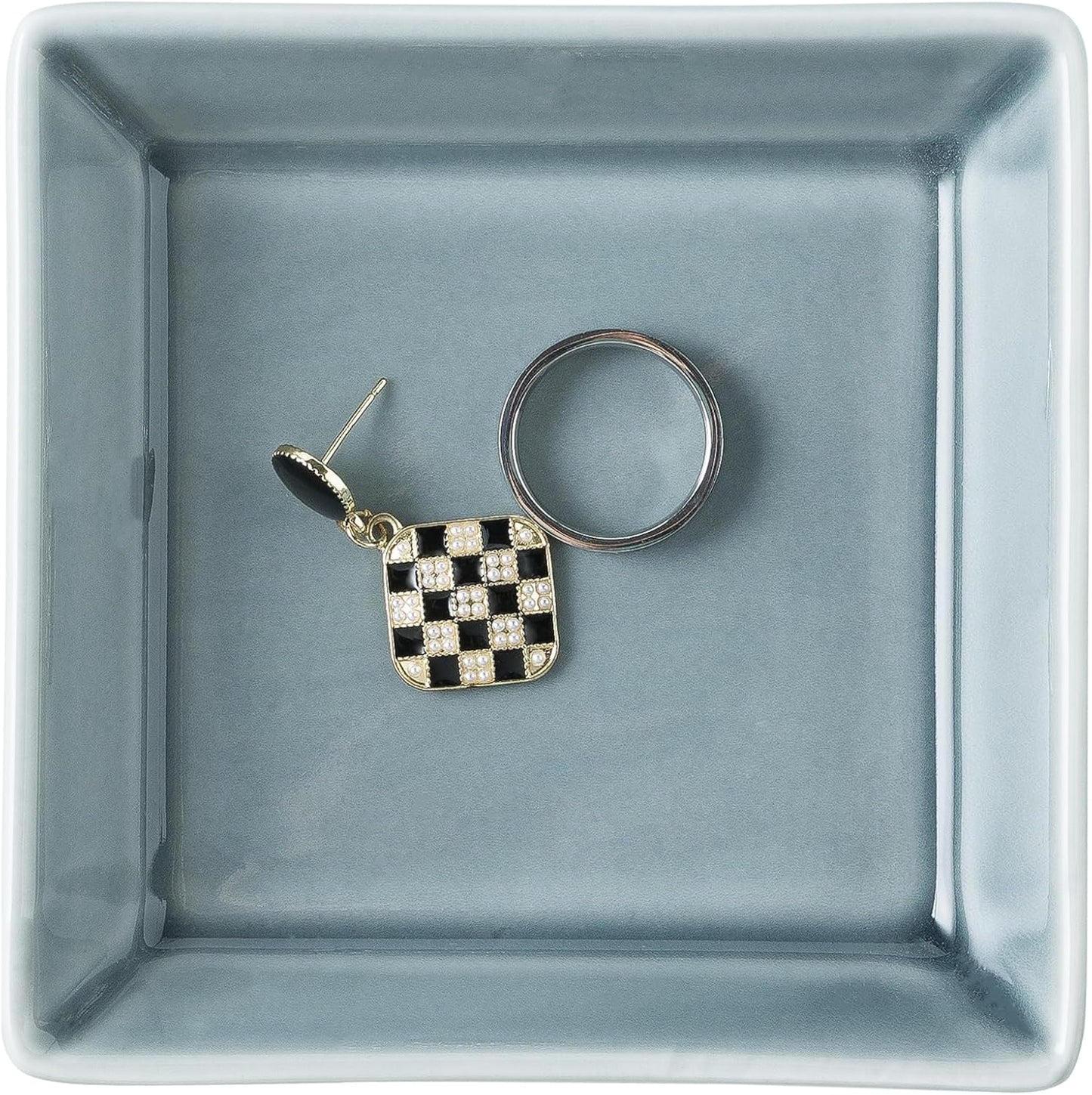 Bandeja cerámica para joyas anillos aretes mamá amiga