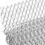 Rejilla de aluminio para auto 40x13" agujero hexagonal