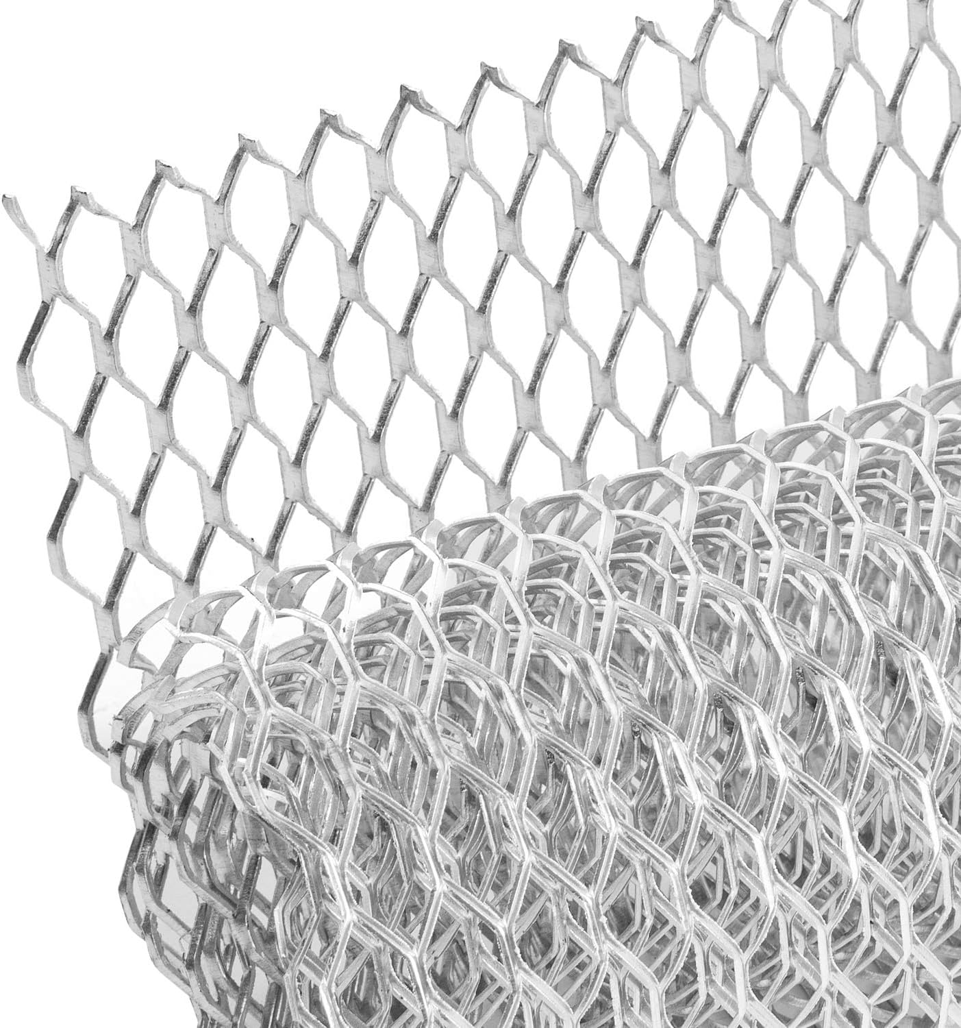 Rejilla de aluminio para auto 40x13" agujero hexagonal