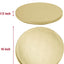 3 Tablas Redondas Doradas 16pulg Resistentes Impermeables
