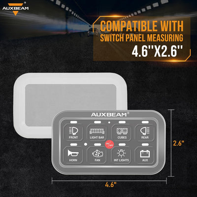 Cubierta impermeable para panel interruptores 8 gang PVC