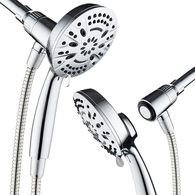 Cabezal ducha magnético 8 ajustes 5pulg acero inox