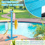 Toallero piscina exterior madera 53" 4 barras ajustables