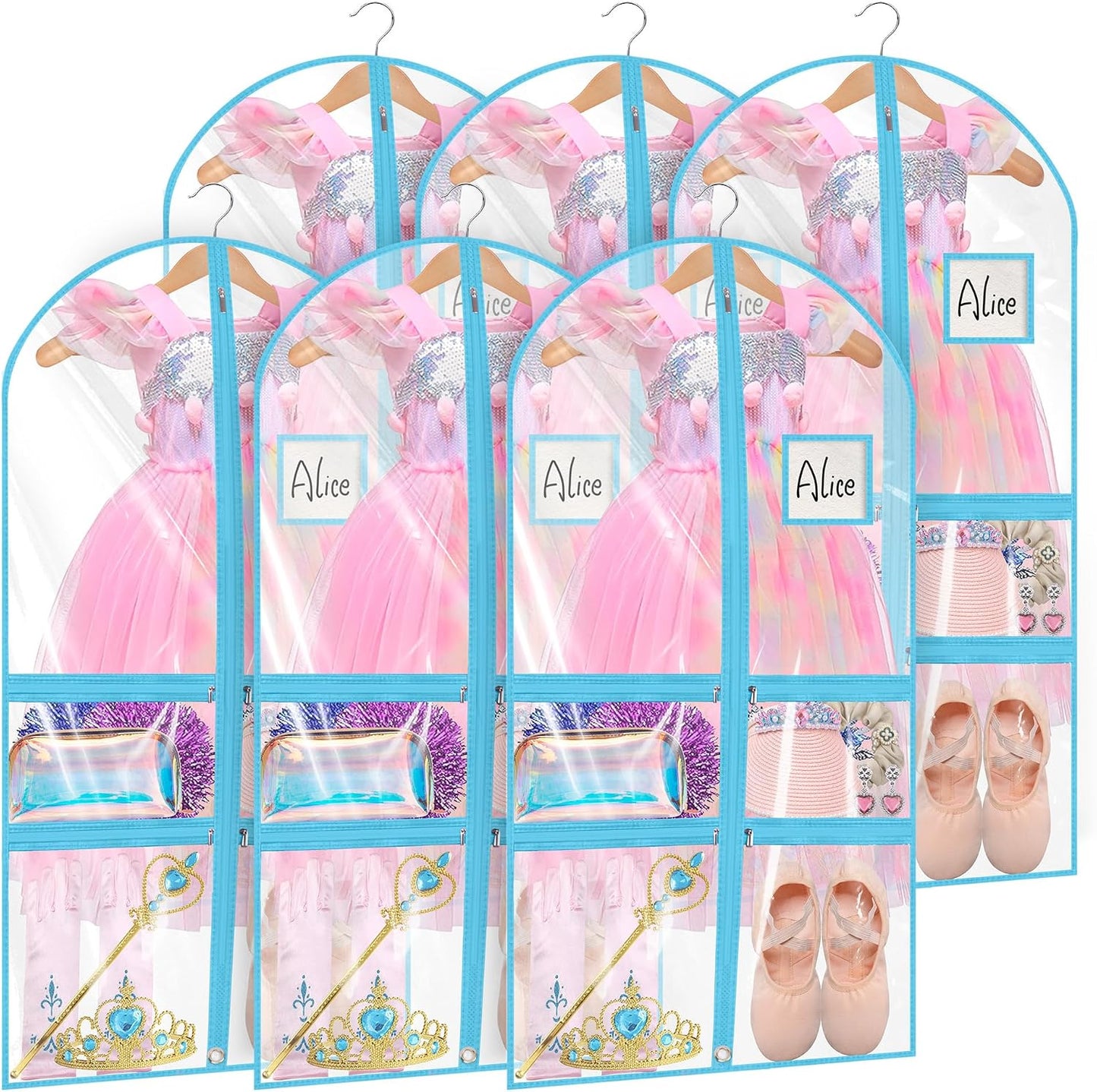 Bolsa disfraces baile 40x22" impermeable con 2 bolsillos