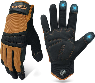 Guantes trabajo unisex tacto caqui