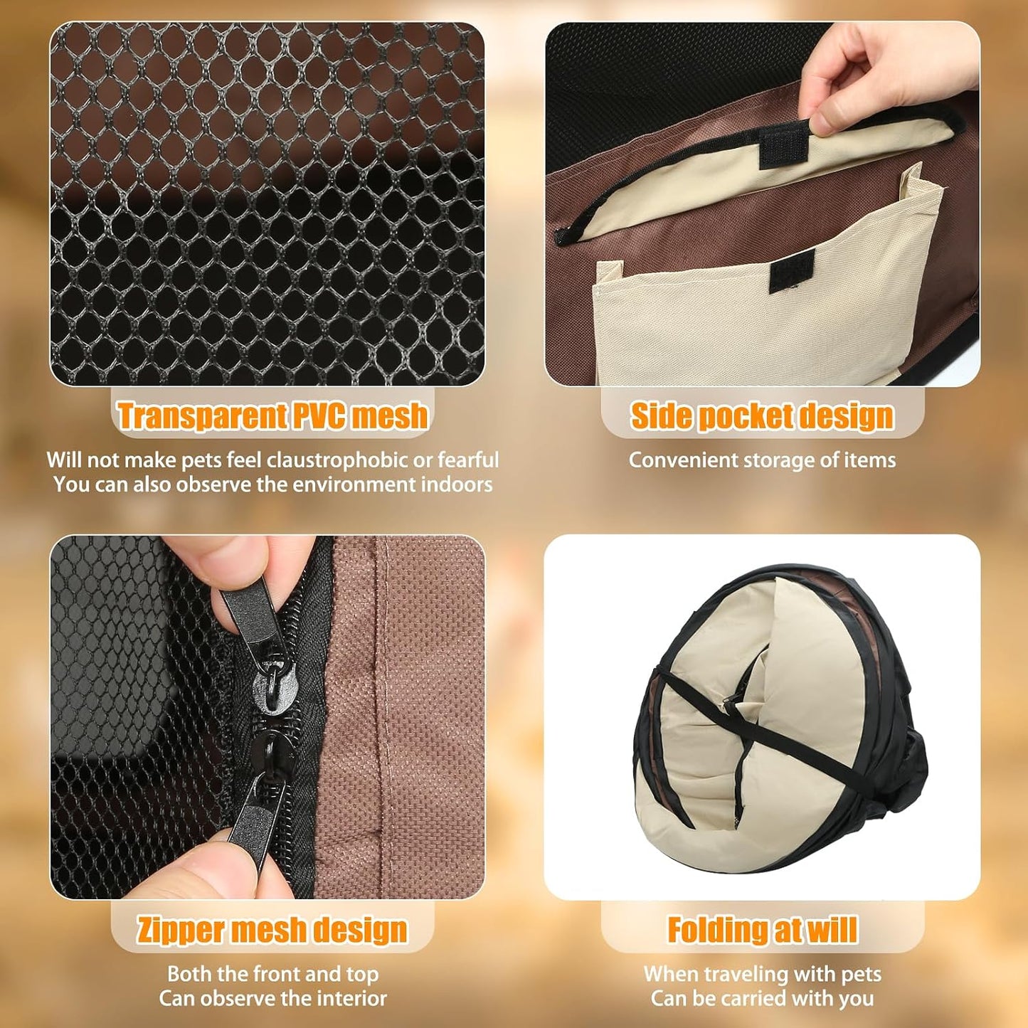 Kit caja pollos 2026 XL doble puerta para 20 pollitos café
