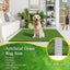Alfombra césped artificial para perros drenaje interiores