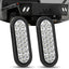 2 Luces LED 15cm Ovaladas para Luz Trasera Camión 12V IP67