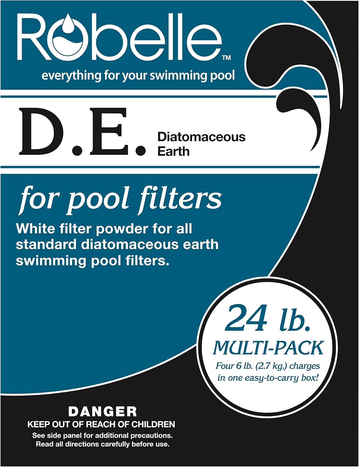 Polvo filtro piscina diatomeas 24lb fabricado EE.UU.