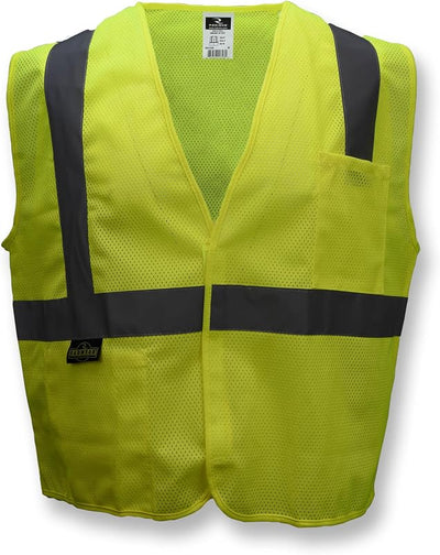 Chaleco seguridad malla clase 2 verde 2X