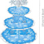 Torre de tarta 3 niveles para fiestas de invierno