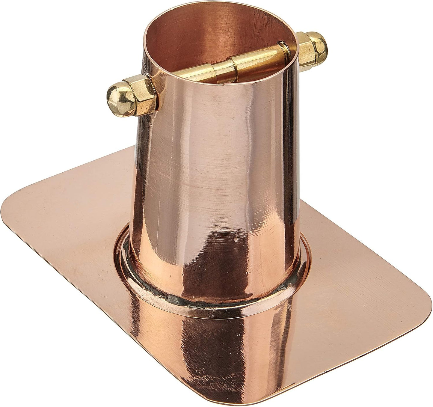 Adaptador embudo canaleta cobre puro 495P
