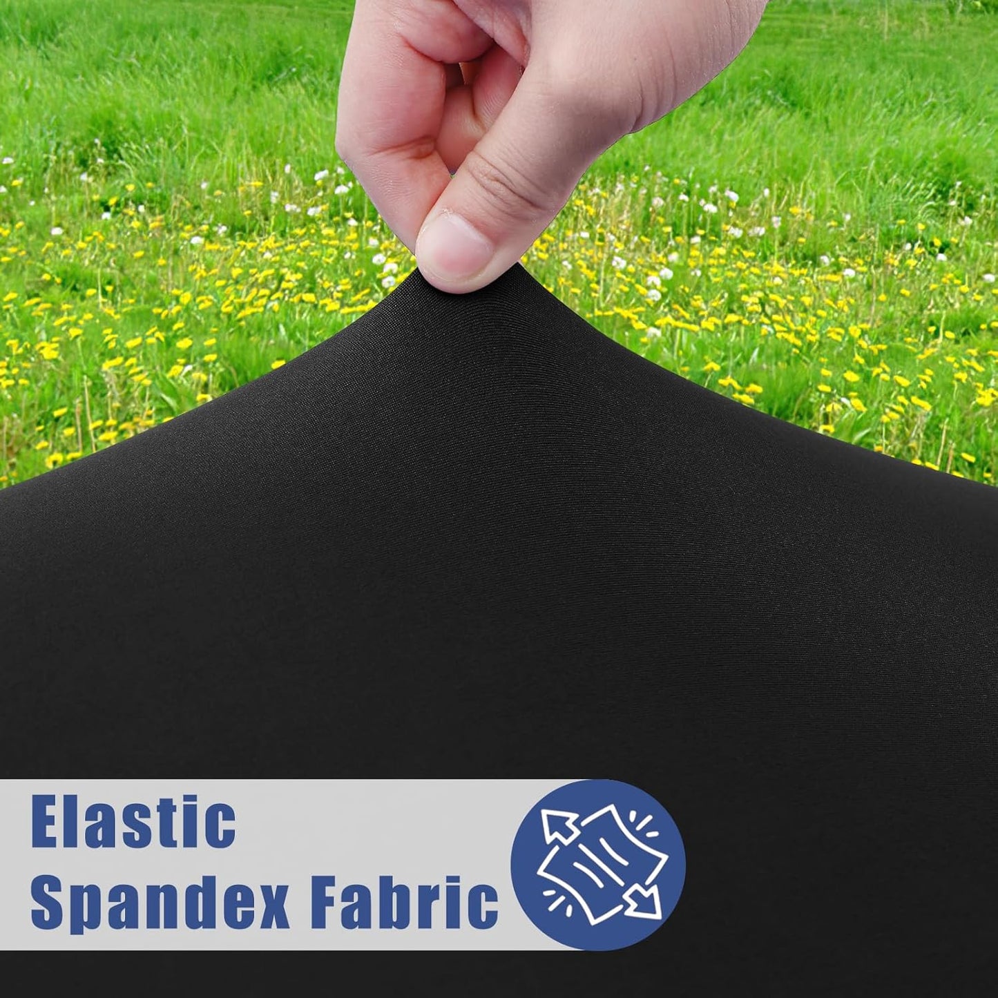2 Manteles Spandex 6ft Elásticos para Pícnic y Fiesta