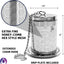 Infusor té acero inox 304 malla hexagonal con gancho