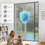 Puerta magnética 72x80pulg malla fibra vidrio patio