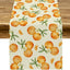 Camino mesa naranja temática cítricos 13x72pulg