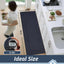 Tapete cocina antiderrap absorbente lavable azul 24x71pulg