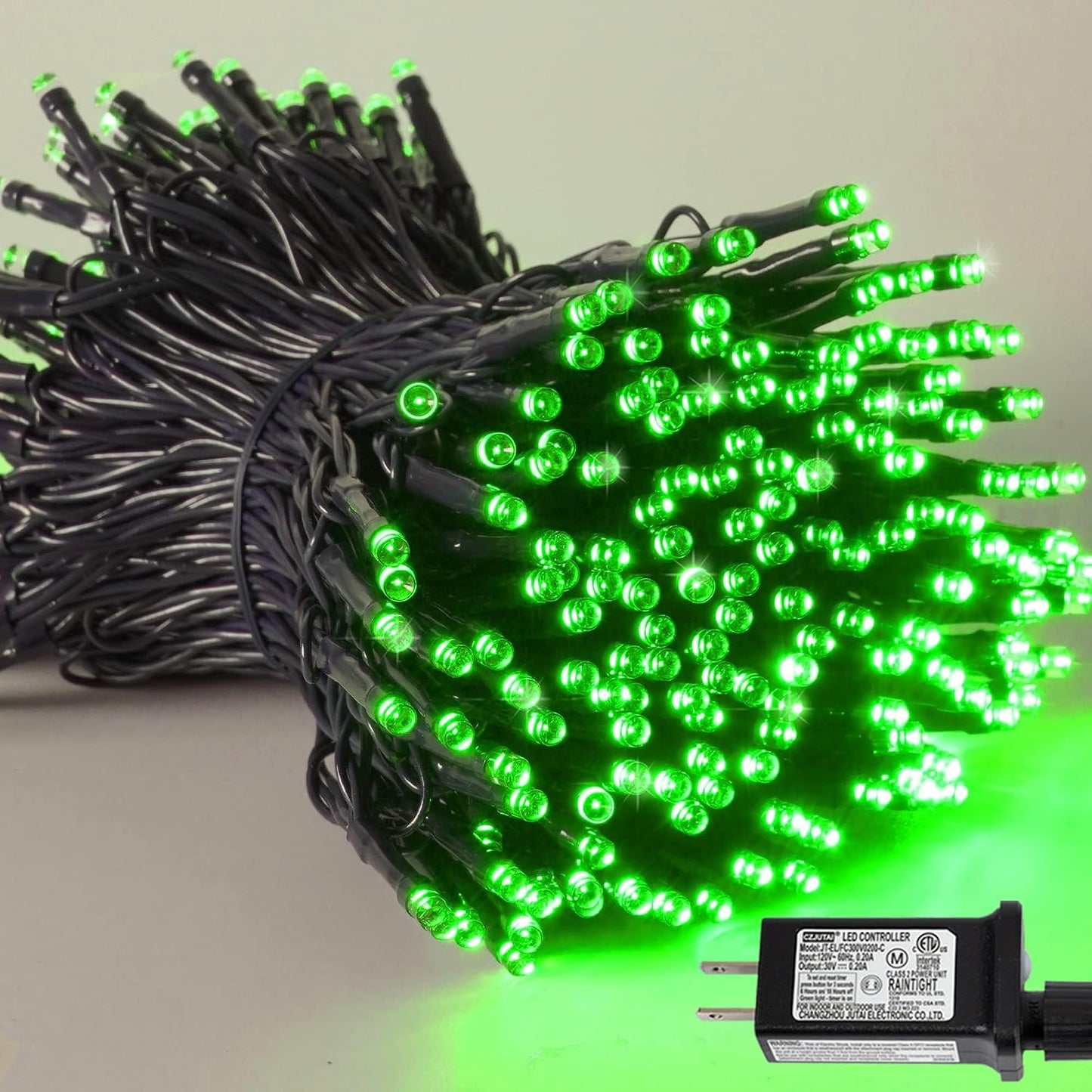 Guirnalda luces Navidad 66ft 200LED impermeable enchufable