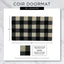 Felpudo fibra coco natural 17x29" plantas elegantes