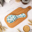Reposa cucharas cerámica encimera cocina diseño floral