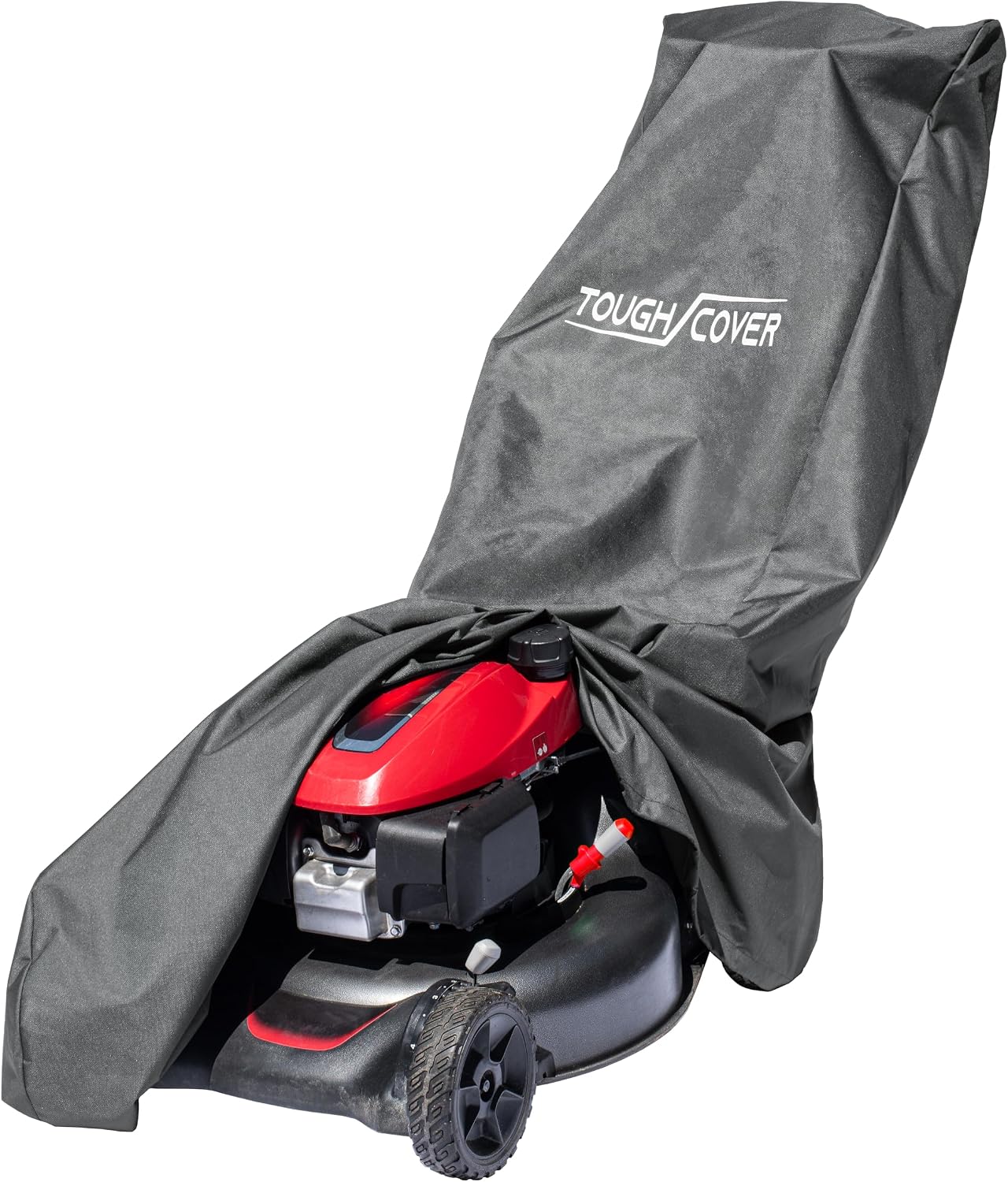 Funda cortacésped 94x19.5pulg tela 600D negro impermeable