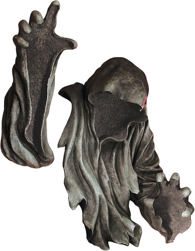 Escultura pared acabado negro mate