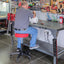 Taburete taller rodante ajustable asiento mecánico garaje