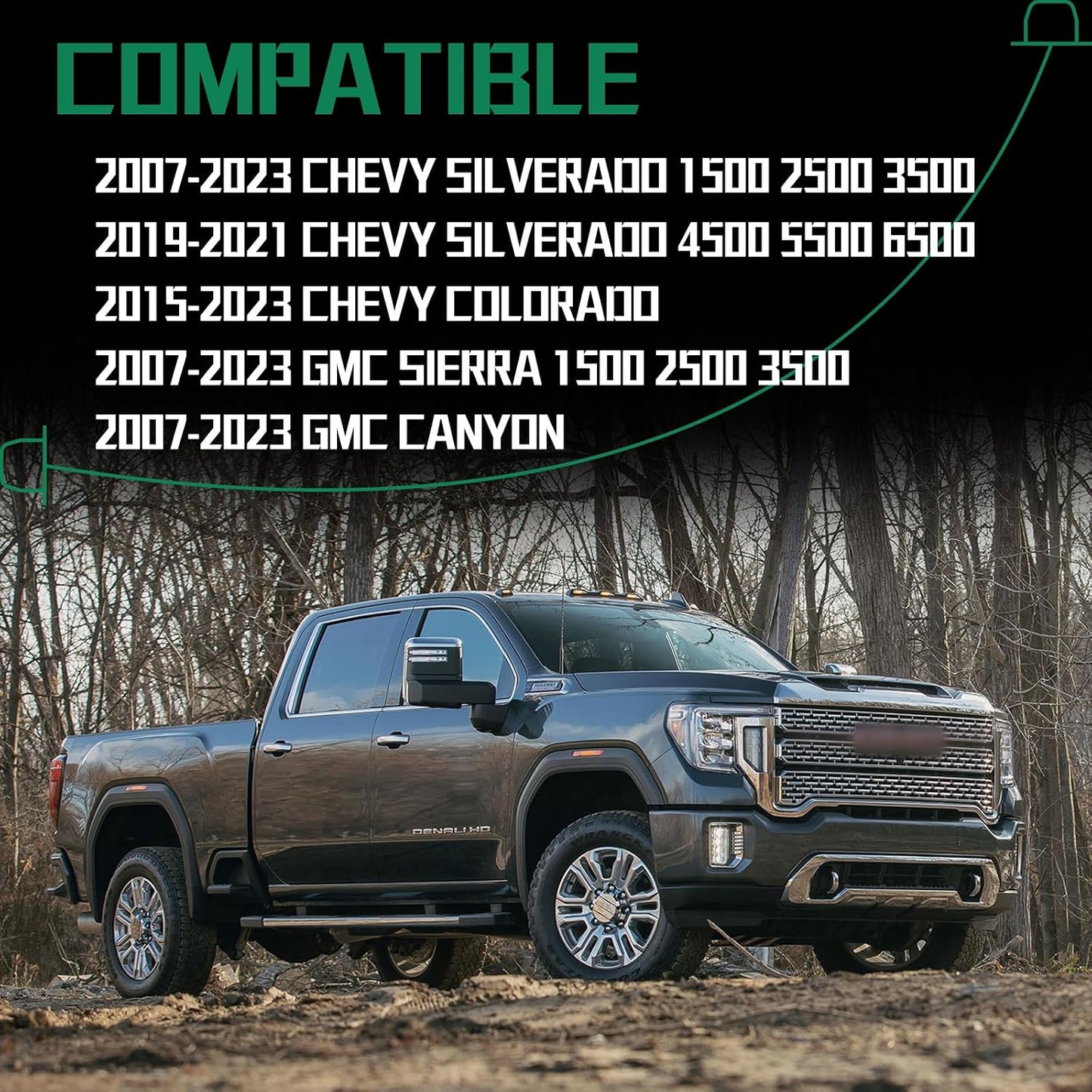 Anclajes pared lateral caja camioneta comp Chevy