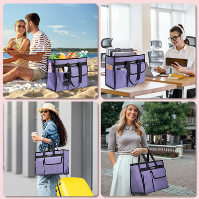 Bolsa playa mujer impermeable con bolsillo húmedo