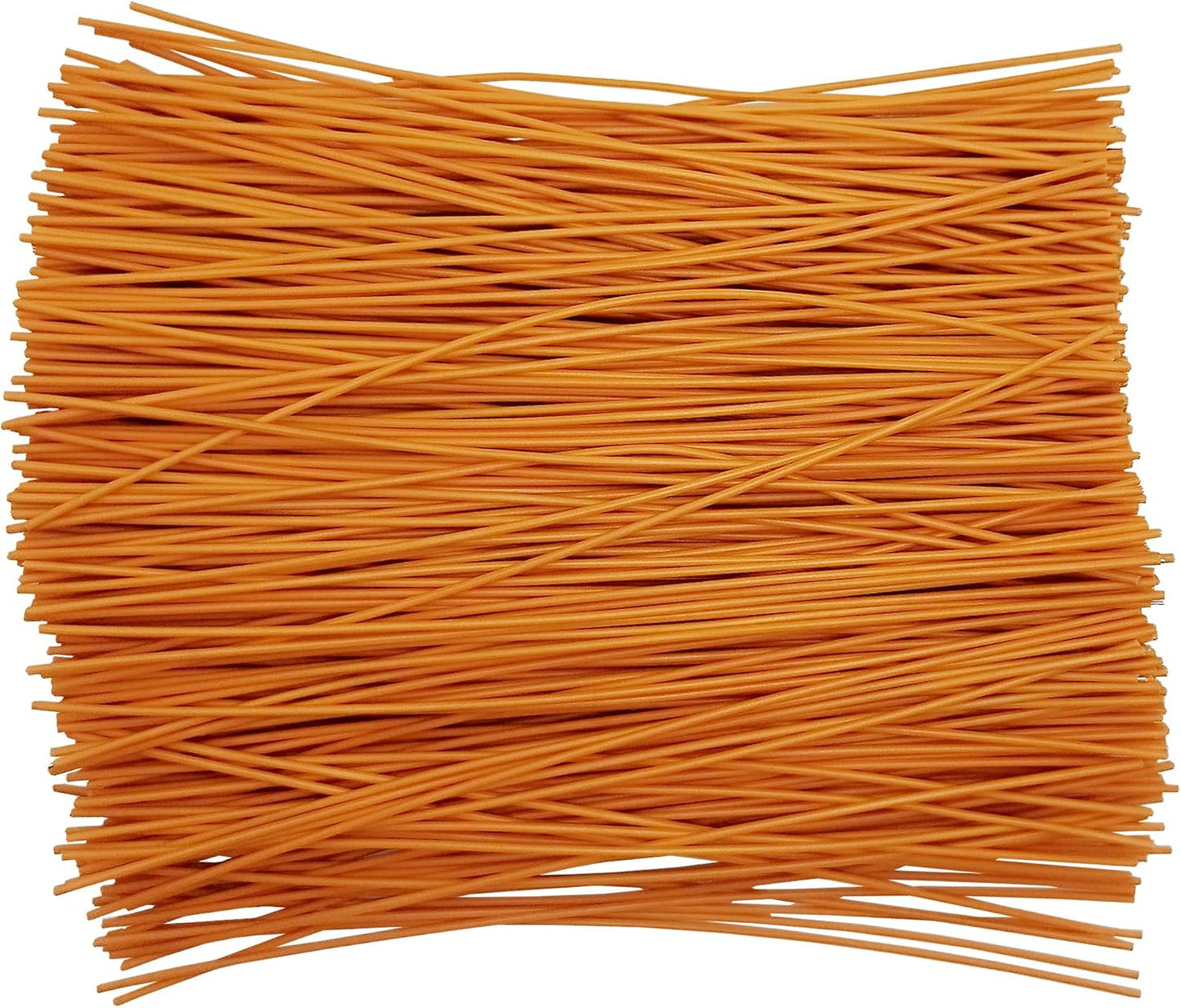 Lazos giratorios para bolsas plantas 6pulg 500uds naranja