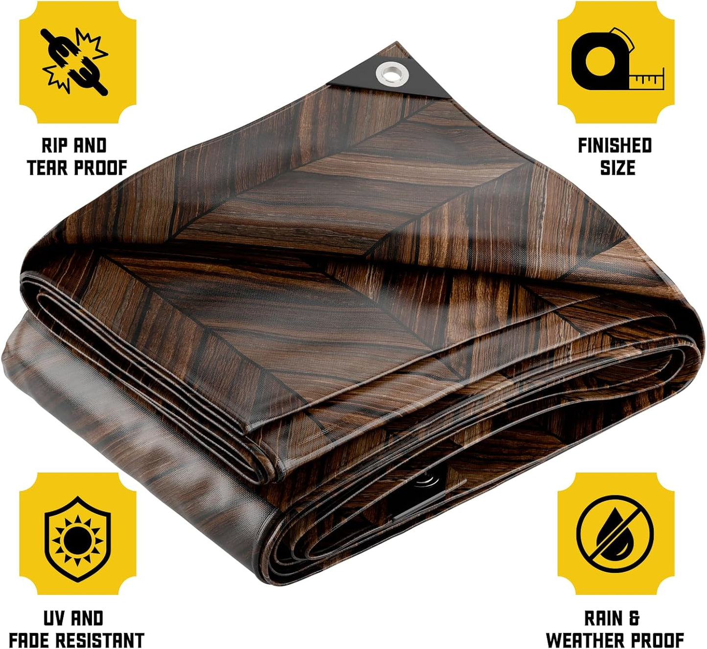 Lona 20mil impermeable UV resistente techo campamento 20x