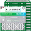 Filtro aire MERV 8 plisado HVAC 16x16x2 pack 12