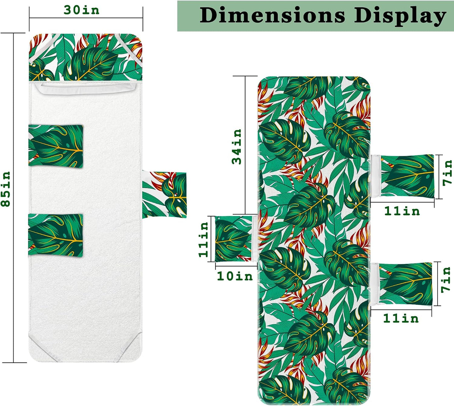 Funda toalla silla salón playa 85x antiderrap