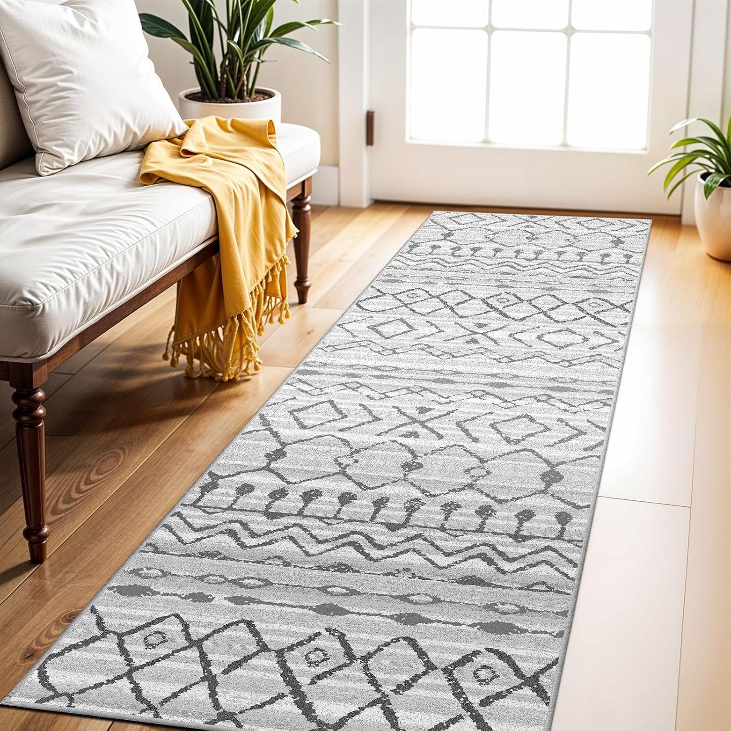 Alfombra pasillo cocina antideslizante resistente manchas suave