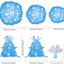 Torre de tarta 3 niveles para fiestas de invierno