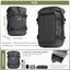 Bolsa antivuelco motocicleta impermeable 6L con correa