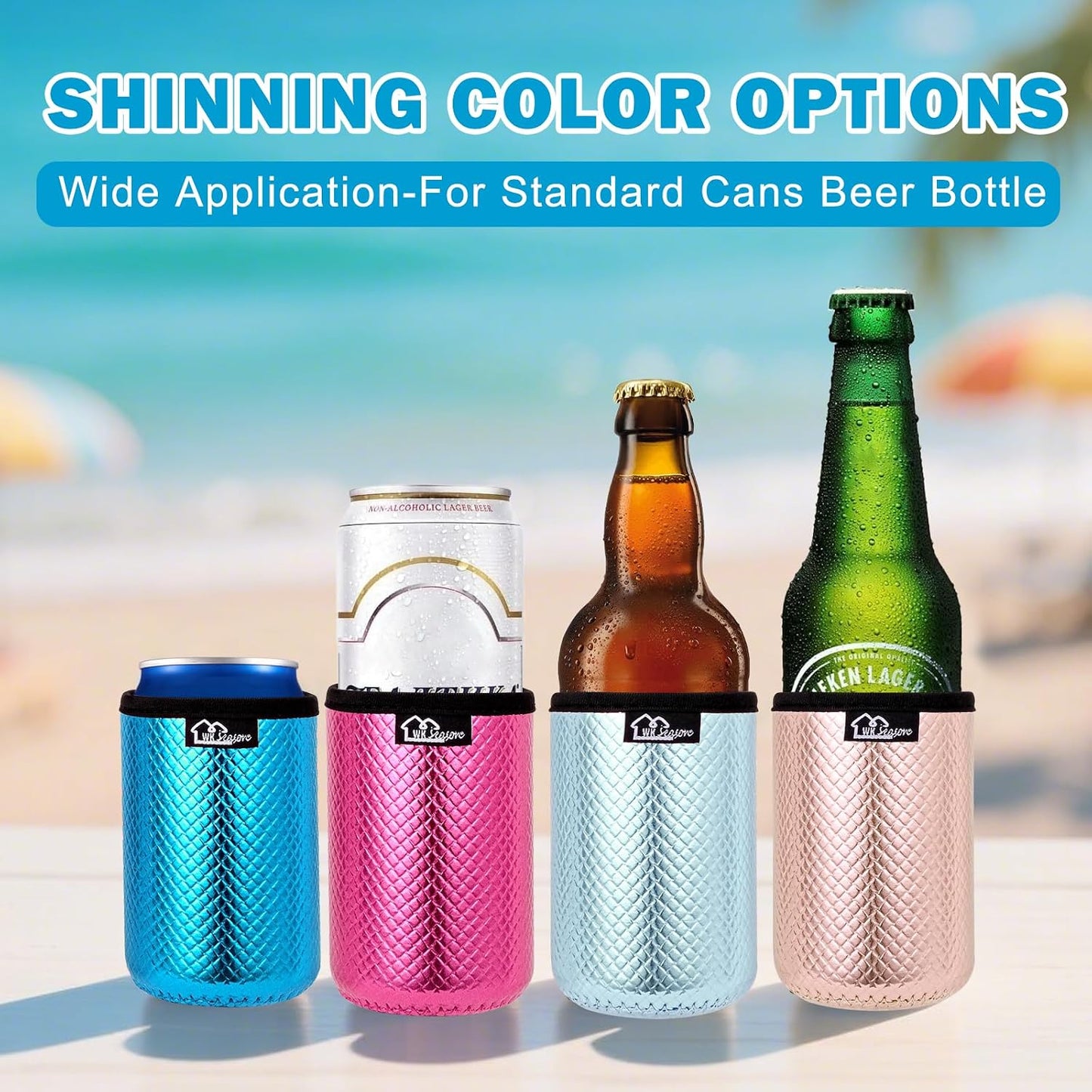 Fundas aislantes neopreno para latas 12oz