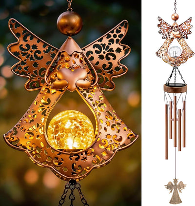 Campanillas viento solares para exterior regalo mamá mujer