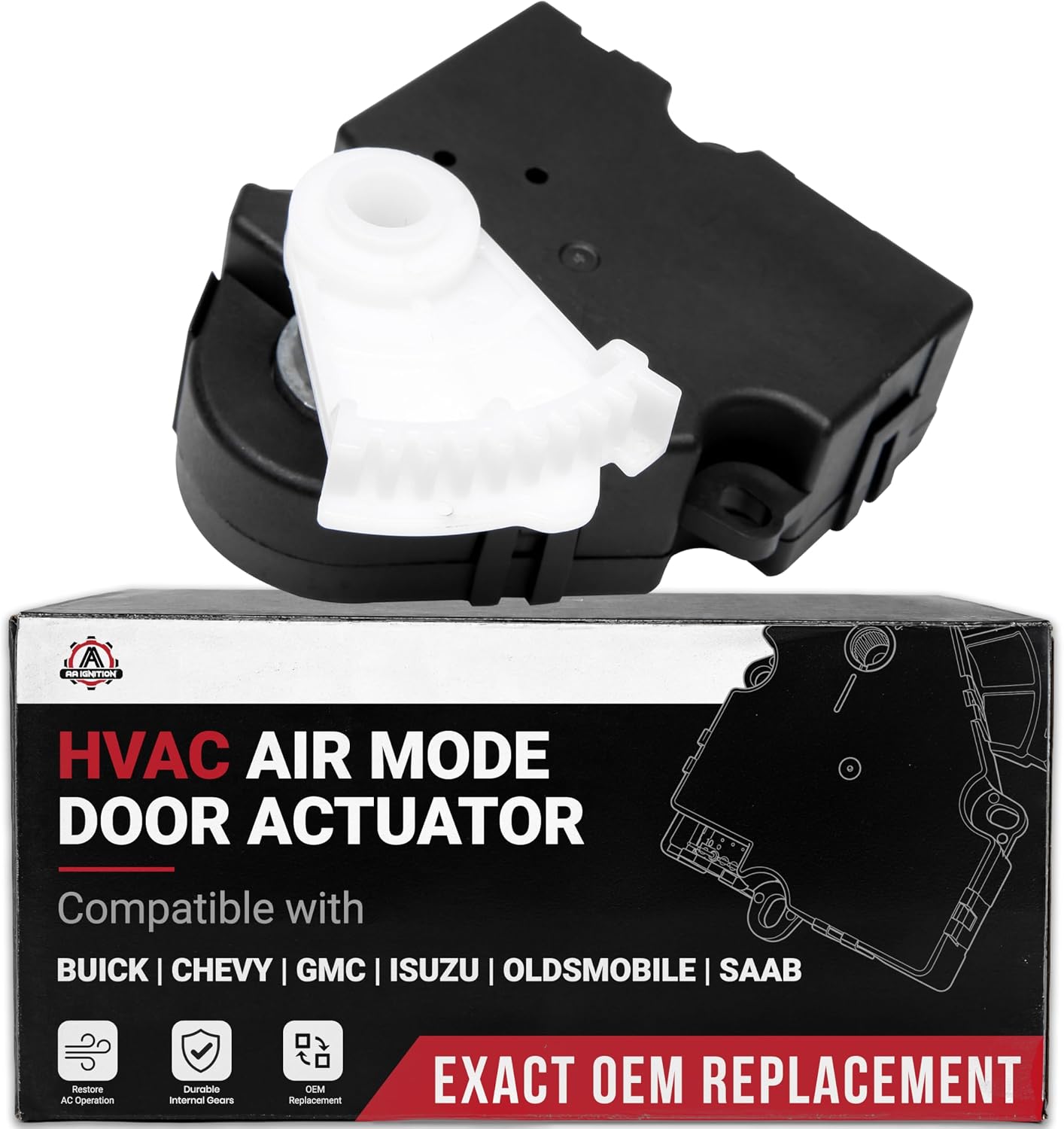 Actuador mezclador compuerta aire sistema HVAC