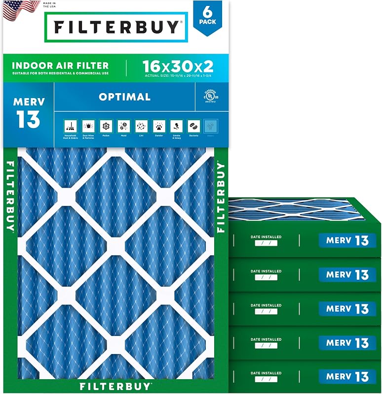 Filtros aire AFB MERV 13 6 Pzas