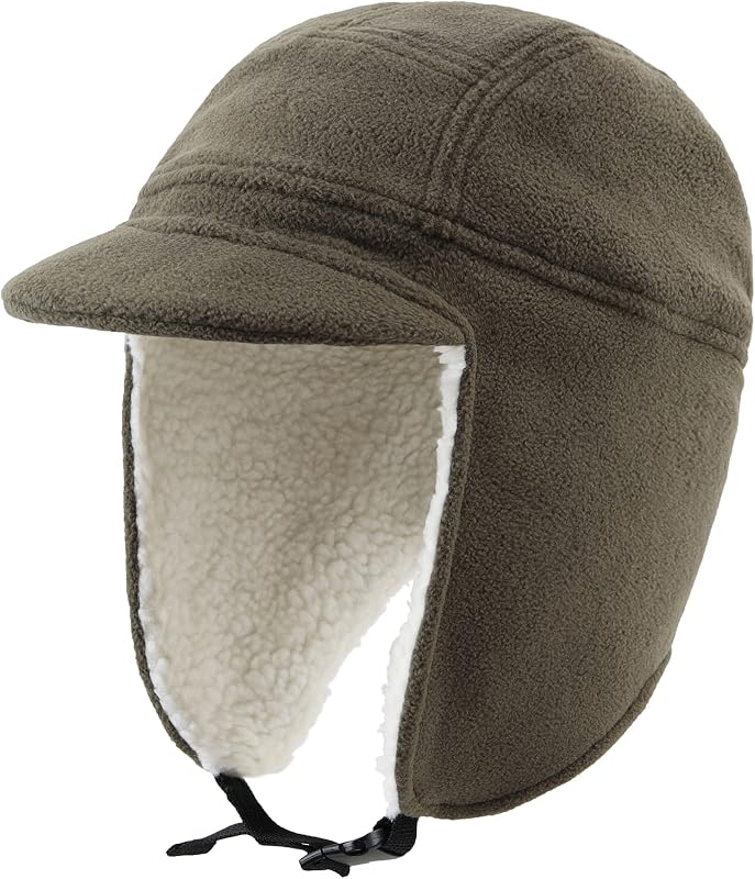 Gorro hombre forro sherpa térmico invierno a prueba de viento