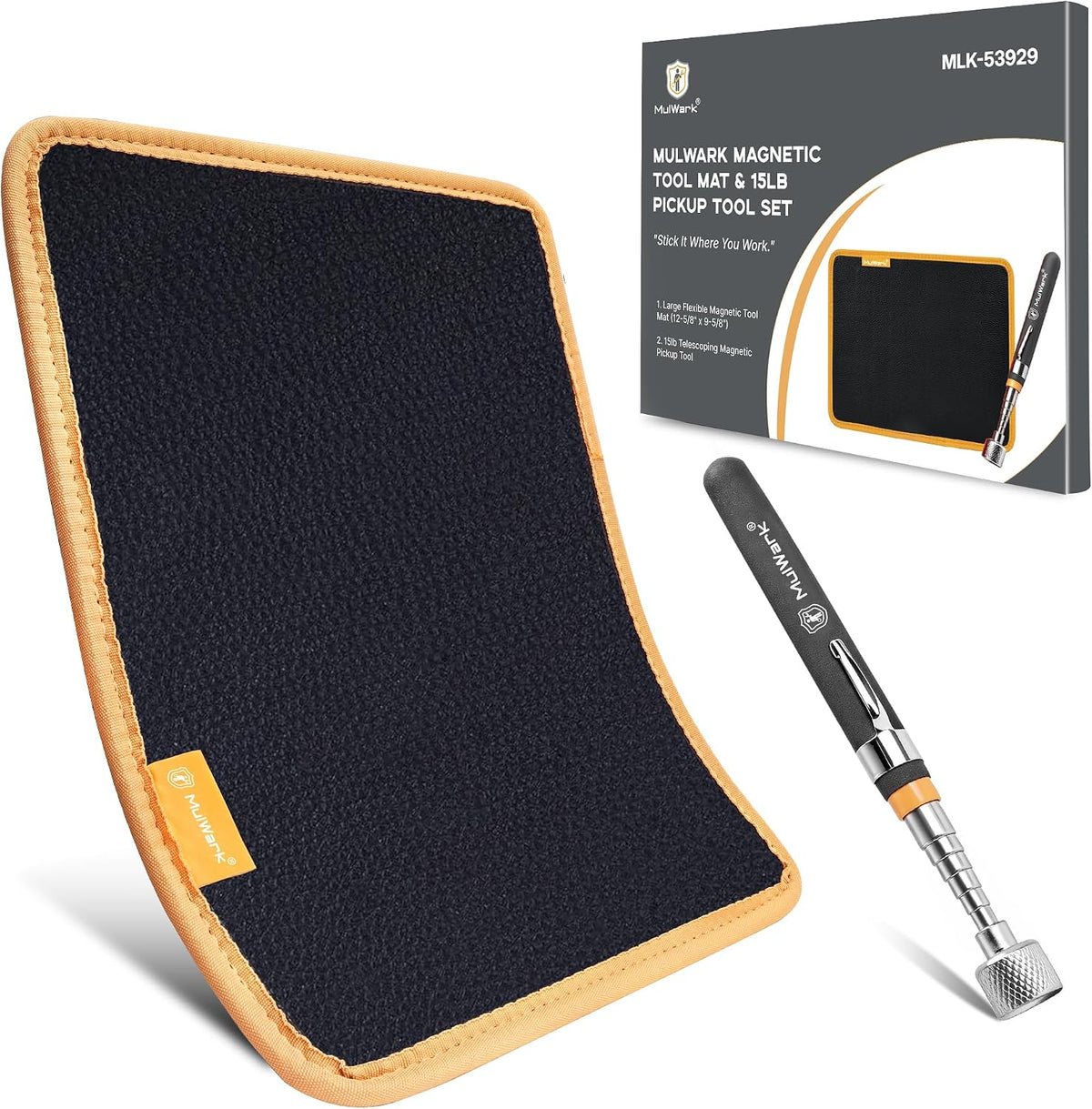 Matriz magnética 25lb 12.8x9.8pulg tornillos arandelas