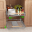 Cajones extensibles acero inox pack 2 14.5-25.5"